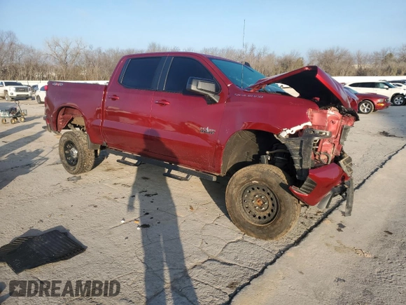 2021 Chevrolet Silverado 1500 RST with VIN 1GCUYEED8MZ409934, listed as a Copart auction lot 46626535 with 0 mi miles and Salvage Title. Bid and sale history available at carsss.com. Image 4.