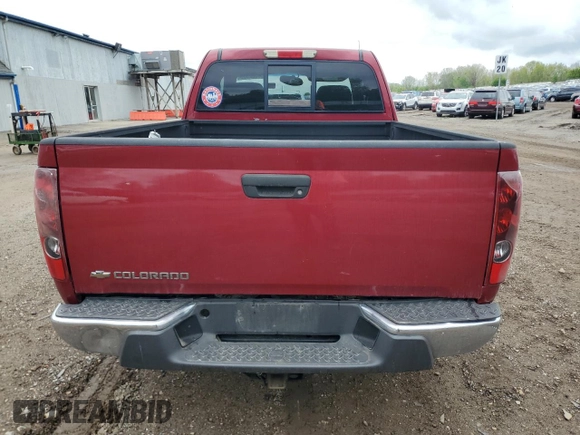 2006 Chevrolet Colorado 1LT z VIN 1GCDT196768140935, wystawiony jako Copart lot #56552355 z przebiegiem 134 581 mil mil oraz Szkoda całkowita • Salvage title. Historia ofert i sprzedaży dostępna na DreamBid. Obrazek 6.