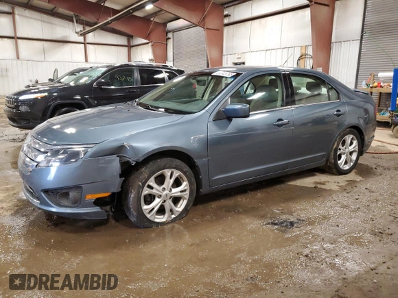 2012 Ford Fusion SE with VIN 3FAHP0HG0CR103610, listed as a Copart auction lot 50345795 with 76,762 mi miles and Clean Title. Bid and sale history available at DreamBid. Image 1.
