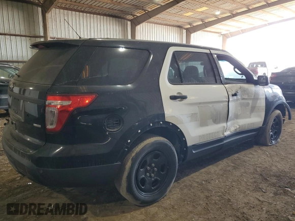 2014 Ford Utility Police Interceptor with VIN 1FM5K8AR5EGB59229, listed as a Copart auction lot 78055074 with 0 mi miles and Clean Title. Bid and sale history available at carsss.com. Image 3.