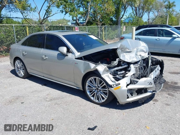 2017 Audi A4 Premium Plus with VIN WAULNAF49HN036926, listed as a IAAI auction lot 41832391 with 50,065 mi miles. Bid and sale history available at carsss.com. Image 1.