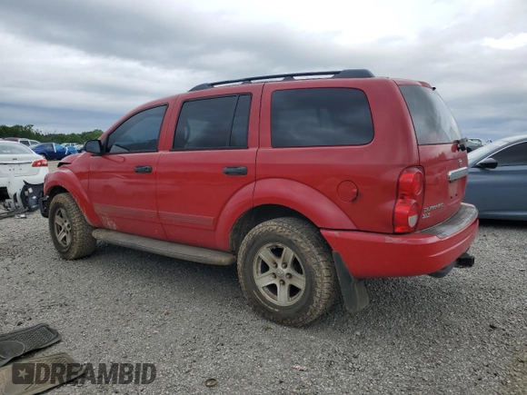2005 Dodge Durango SLT with VIN 1D4HD48N85F616969, listed as a Copart auction lot 55421275 with 207,467 mi miles and Clean title. Bid and sale history available at DreamBid. Image 2.
