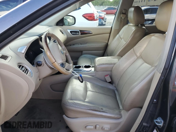 2014 Nissan Pathfinder SL with VIN 5N1AR2MNXEC665078, listed as a Copart auction lot 77375534 with 142,691 mi miles and Clean Title. Bid and sale history available at DreamBid. Image 7.