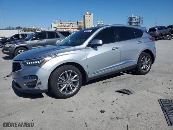 2021 Acura RDX w/Technology Package with VIN 5J8TC1H55ML004531, listed as a Copart auction lot 45998275 with 43,996 mi miles and Salvage Title. Bid and sale history available at carsss.com. Image 1.