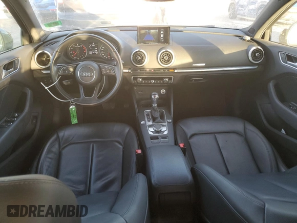 2017 Audi A3 Sedan Premium Plus with VIN WAUJ8GFF3H1027147, listed as a Copart auction lot 74845903 with 45,195 mi miles. Bid and sale history available at carsss.com. Image 8.