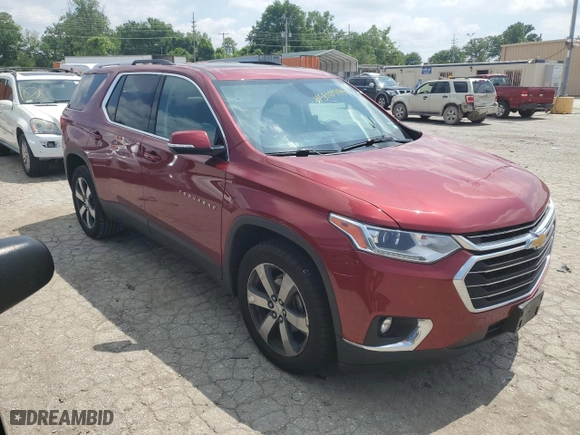 2018 Chevrolet Traverse LT Leather with VIN 1GNERHKW0JJ126406, listed as a Copart auction lot 55109144 with 156,430 mi miles and Salvage Title. Bid and sale history available at carsss.com. Image 4.