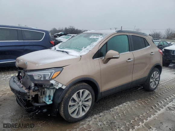 2019 Buick Encore Preferred with VIN KL4CJASB6KB871159, listed as a Copart auction lot 43276665 with NaN miles and Salvage Title. Bid and sale history available at carsss.com. Image 1.