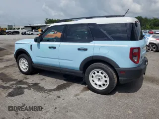 2024 Ford Bronco Sport Heritage with VIN 3FMCR9G64RRE97998, listed as a Copart auction lot 63645785 with 9,991 mi miles and Non repairable. Bid and sale history available at DreamBid. Image 2.
