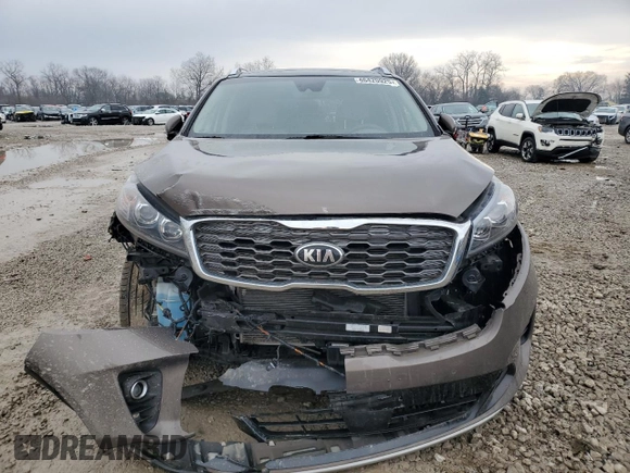 2019 Kia Sorento EX with VIN 5XYPH4A54KG499018, listed as a Copart auction lot 46420925 with 28,271 mi miles and Salvage Title. Bid and sale history available at carsss.com. Image 5.