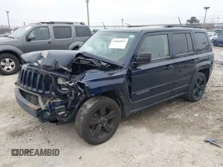 2014 Jeep Patriot Latitude with VIN 1C4NJPFA4ED681811, listed as a IAAI auction lot 41069070 with 143,467 mi miles and . Bid and sale history available at carsss.com. Image 2.