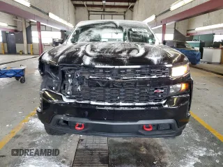 2020 Chevrolet Silverado 1500 Custom Trail Boss with VIN 1GCPYCEFXLZ206321, listed as a Copart auction lot 41848515 with 122,117 mi miles and Salvage Title. Bid and sale history available at DreamBid. Image 5.