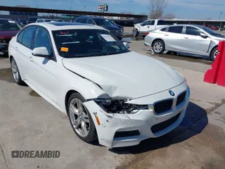 2013 BMW 3 Series 328i with VIN WBA3A5C5XDF353389, listed as a IAAI auction lot 41625851 with 153,522 mi miles. Bid and sale history available at carsss.com. Image 1.