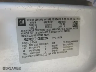 2012 Chevrolet Silverado 1500 LT with VIN 3GCPCSE01CG302214, listed as a Copart auction lot 47256345 with 200,036 mi miles and Salvage Title. Bid and sale history available at carsss.com. Image 14.