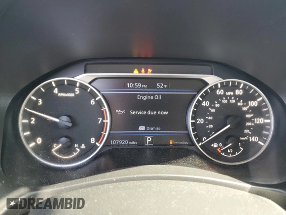2020 Nissan Altima S z VIN 1N4BL4BV4LC248972, wystawiony jako Copart lot #56396055 z przebiegiem 107 920 mil mil oraz Czysty tytuł • Clean title. Historia ofert i sprzedaży dostępna na DreamBid. Obrazek 9.