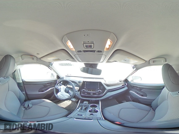 2022 Toyota Highlander L with VIN 5TDCZRAH8NS559649, listed as a Copart auction lot 48995005 with 51,958 mi miles and Salvage title. Bid and sale history available at DreamBid. Image 14.