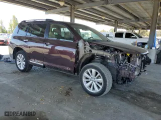2013 Toyota Highlander Hybrid Limited with VIN JTEDC3EH9D2018432, listed as a Copart auction lot 53140295 with 106,817 mi miles and Salvage Title. Bid and sale history available at carsss.com. Image 4.