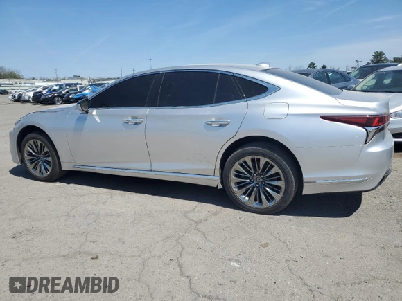 2018 Lexus LS 500 with VIN JTHC51FFXJ5003460, listed as a Copart auction lot 53614785 with 156,282 mi miles and Clean title. Bid and sale history available at DreamBid. Image 2.