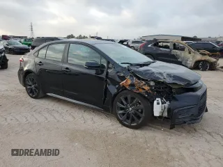 2024 Toyota Corolla XSE with VIN 5YFT4MCEXRP187024, listed as a Copart auction lot 51698325 with 57,561 mi miles and Salvage Title. Bid and sale history available at carsss.com. Image 4.