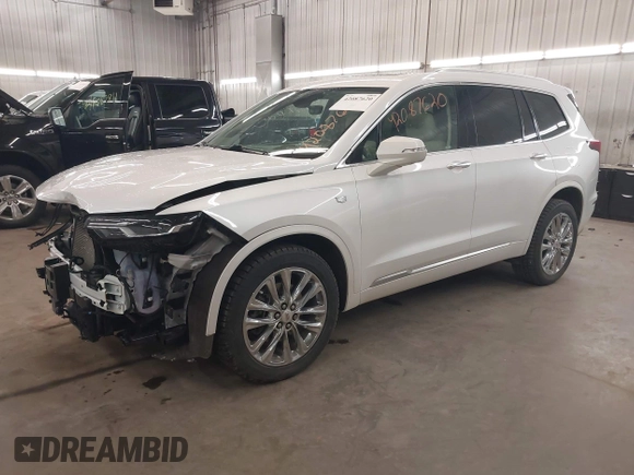 2022 Cadillac XT6 Premium Luxury with VIN 1GYKPDRS3NZ131095, listed as a IAAI auction lot 42087620 with 36,740 mi miles and . Bid and sale history available at DreamBid. Image 20.