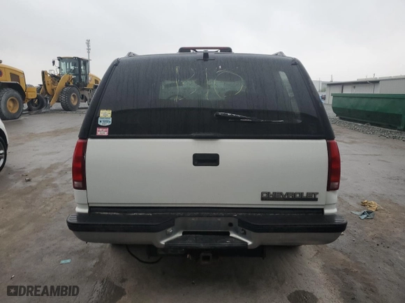 1997 Chevrolet Tahoe with VIN 1GNEK13R2VJ339111, listed as a Copart auction lot 48187215 with 166,260 mi miles and Salvage Title. Bid and sale history available at carsss.com. Image 6.