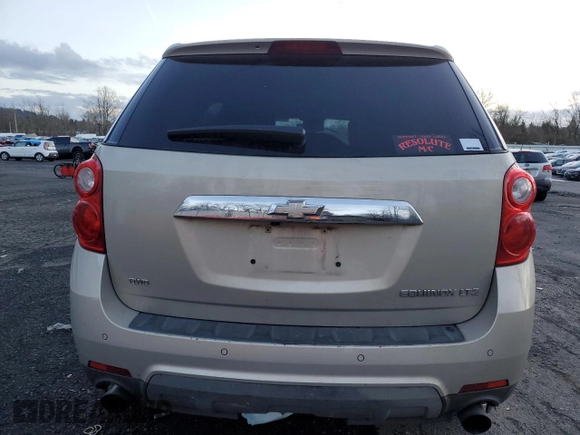 2012 Chevrolet Equinox LTZ with VIN 2GNFLGE54C6198597, listed as a Copart auction lot 87184144 with 164,053 mi miles and Salvage Title. Bid and sale history available at carsss.com. Image 6.