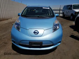 2015 Nissan LEAF SV with VIN 1N4AZ0CP2FC317178, listed as a Copart auction lot 59103363 with 54,840 mi miles. Bid and sale history available at carsss.com. Image 5.