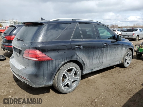 2017 Mercedes-Benz GLE 43 AMG z VIN 4JGDA6EB0HA947553, wystawiony jako Copart lot #50391045 z przebiegiem 113 025 mil mil oraz Czysty tytuł • Clean title. Historia ofert i sprzedaży dostępna na DreamBid. Obrazek 3.