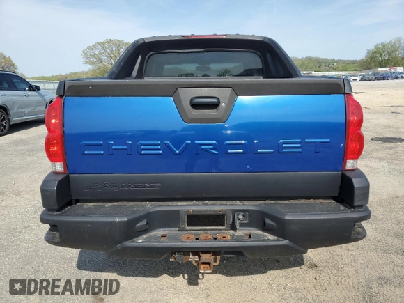 2003 Chevrolet Avalanche z VIN 3GNEK13T53G317159, wystawiony jako Copart lot #54570495 z przebiegiem 23 711 mil mil oraz Nie do naprawy • Non repairable. Historia ofert i sprzedaży dostępna na DreamBid. Obrazek 6.