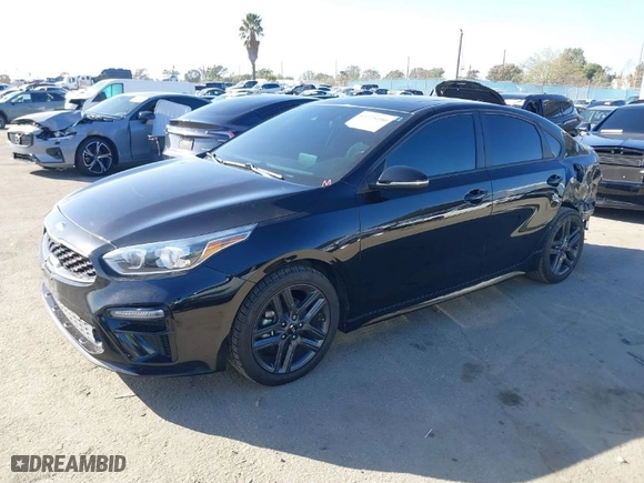 2020 Kia Forte GT-Line with VIN 3KPF34AD2LE178126, listed as a IAAI auction lot 41725190 with 50,926 mi miles. Bid and sale history available at carsss.com. Image 2.