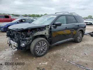 2023 Nissan Pathfinder SL with VIN 5N1DR3CD7PC211840, listed as a Copart auction lot 54256345 with 26,547 mi miles and Salvage title. Bid and sale history available at DreamBid. Image 1.
