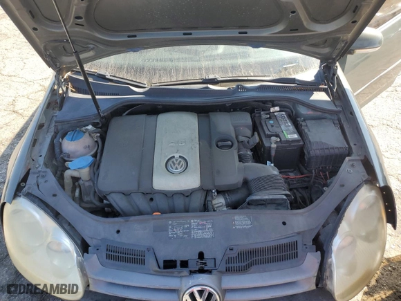 2008 Volkswagen Rabbit S with VIN WVWBB71K88W249697, listed as a Copart auction lot 77657984 with 181,202 mi miles and Salvage Title. Bid and sale history available at carsss.com. Image 12.