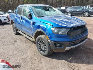 2019 Ford Ranger XL with VIN 1FTER4EHXKLB11447, listed as a IAAI auction lot 41567759 with 140,612 mi miles. Bid and sale history available at carsss.com. Image 1.