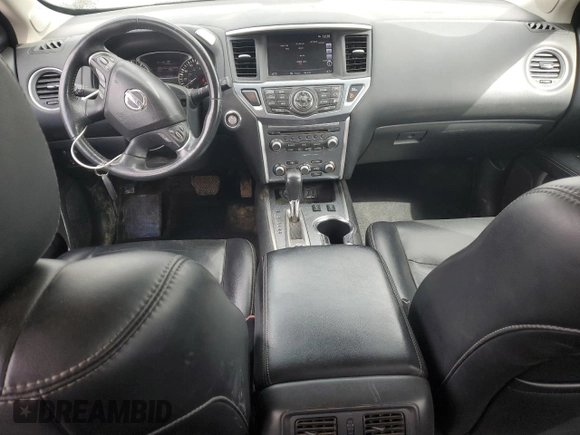 2018 Nissan Pathfinder S z VIN 5N1DR2MM6JC631069, wystawiony jako Copart lot #52002295 z przebiegiem 121 020 mil mil oraz Czysty tytuł • Clean title. Historia ofert i sprzedaży dostępna na DreamBid. Obrazek 8.