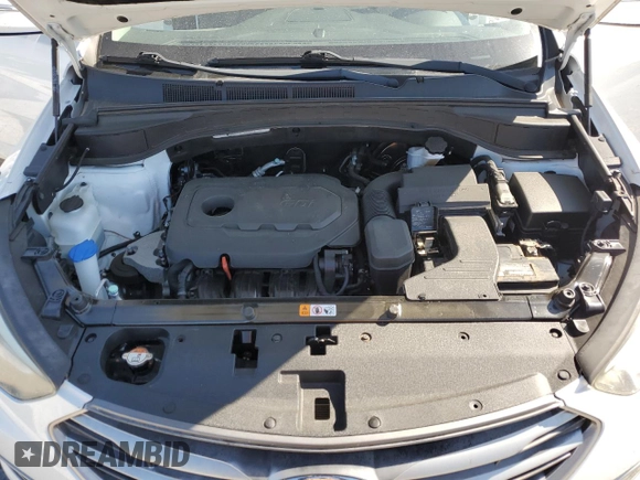 2018 Hyundai Santa Fe 2.4L with VIN 5XYZU3LB1JG537076, listed as a Copart auction lot 52724355 with 63,863 mi miles and Salvage title. Bid and sale history available at DreamBid. Image 14.