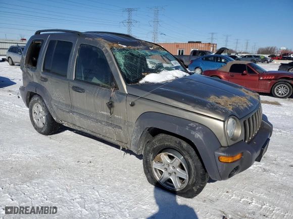 2003 Jeep Liberty Sport with VIN 1J4GL48K83W723996, listed as a Copart auction lot 45468935 with 177,041 mi miles and Salvage Title. Bid and sale history available at carsss.com. Image 4.