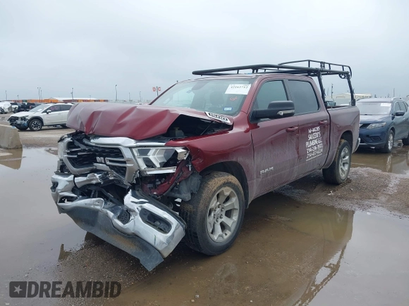 2022 Ram 1500 Big Horn with VIN 1C6RREFT4NN119974, listed as a IAAI auction lot 42162712 with 123,724 mi miles and . Bid and sale history available at DreamBid. Image 17.