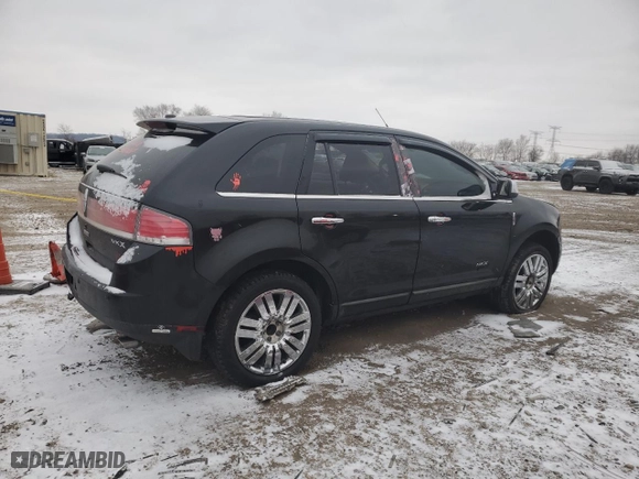 2010 Lincoln MKX with VIN 2LMDJ6JC7ABJ23238, listed as a Copart auction lot 85929044 with 126,998 mi miles and Salvage Title. Bid and sale history available at carsss.com. Image 3.