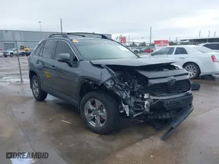 2024 Toyota RAV4 XLE with VIN 2T3W1RFV2RC257699, listed as a IAAI auction lot 41472720 with 13,230 mi miles. Bid and sale history available at carsss.com. Image 1.