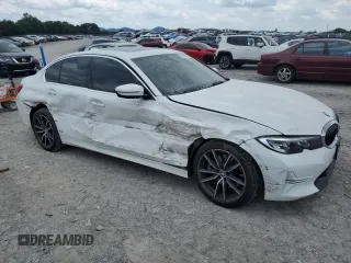 2020 BMW 3 Series 330i with VIN 3MW5R1J01L8B13902, listed as a Copart auction lot 59869625 with 54,992 mi miles and Salvage title. Bid and sale history available at DreamBid. Image 4.