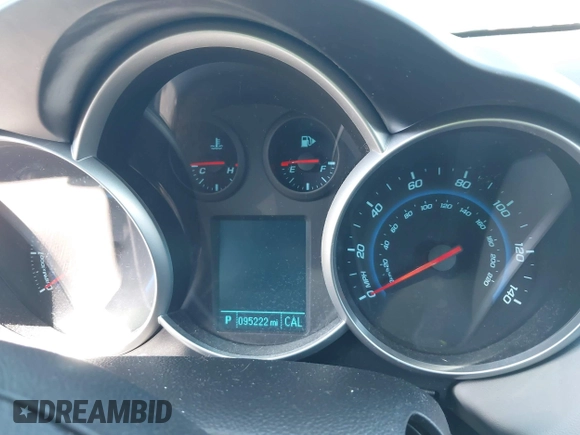 2014 Chevrolet Cruze LS with VIN 1G1PA5SG2E7329311, listed as a IAAI auction lot 40725106 with 95,222 mi miles and . Bid and sale history available at DreamBid. Image 7.