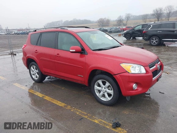 2011 Toyota RAV4 Limited with VIN 2T3DF4DV8BW109205, listed as a IAAI auction lot 41192264 with 159,555 mi miles and . Bid and sale history available at DreamBid. Image 1.