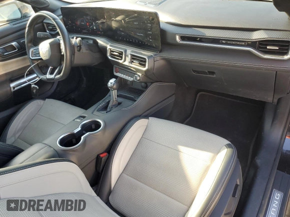 2024 Ford Mustang EcoBoost with VIN 1FA6P8TH1R5132860, listed as a Copart auction lot 52870255 with 10,942 mi miles and Salvage Title. Bid and sale history available at DreamBid. Image 8.