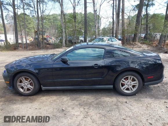2012 Ford Mustang V6 Premium with VIN 1ZVBP8AM1C5205321, listed as a IAAI auction lot 41877052 with 120,412 mi miles. Bid and sale history available at carsss.com. Image 14.