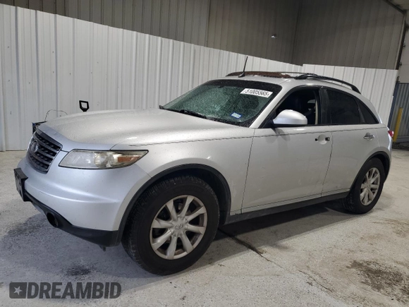 2006 Infiniti FX with VIN JNRAS08U76X101736, listed as a Copart auction lot 51005565 with 129,556 mi miles and Salvage Title. Bid and sale history available at DreamBid. Image 1.