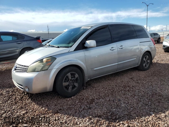 2007 Nissan Quest SL z VIN 5N1BV28U47N132202, wystawiony jako Copart lot #88989405 z przebiegiem 177 845 mil mil oraz Czysty tytuł • Clean title. Historia ofert i sprzedaży dostępna na DreamBid. Obrazek 1.
