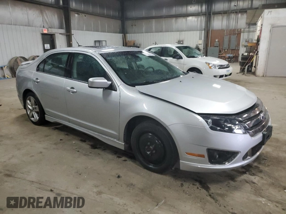 2012 Ford Fusion SPORT with VIN 3FAHP0DC7CR391242, listed as a Copart auction lot 47085245 with 64,003 mi miles and Salvage Title. Bid and sale history available at carsss.com. Image 4.