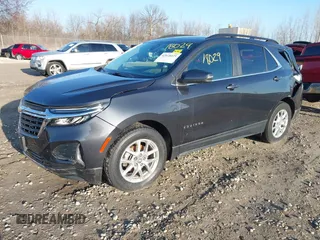 2023 Chevrolet Equinox LT with VIN 3GNAXUEG0PS180412, listed as a IAAI auction lot 42018029 with 60,925 mi miles and . Bid and sale history available at DreamBid. Image 2.