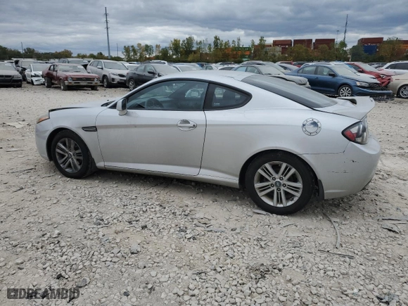 2008 Hyundai Tiburon GS with VIN KMHHM66D38U287984, listed as a Copart auction lot 76011904 with 97,261 mi miles and Salvage Title. Bid and sale history available at carsss.com. Image 2.
