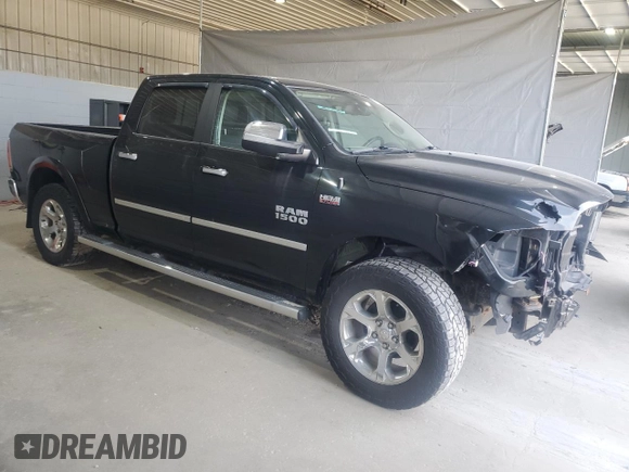 2017 Ram 1500 Laramie with VIN 1C6RR7VT3HS572714, listed as a Copart auction lot 53713475 with 86,113 mi miles and Salvage title. Bid and sale history available at DreamBid. Image 4.