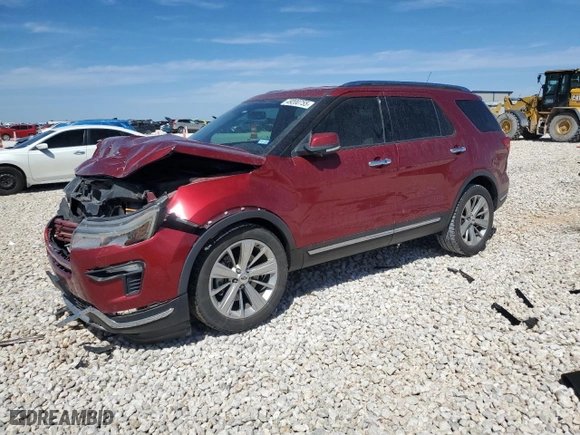 2018 Ford Explorer Limited with VIN 1FM5K7FH9JGC93360, listed as a Copart auction lot 49200755 with 106,324 mi miles and Salvage Title. Bid and sale history available at carsss.com. Image 1.